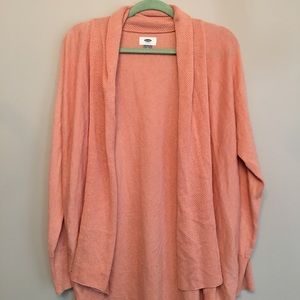 Old Navy size medium peach cardigan